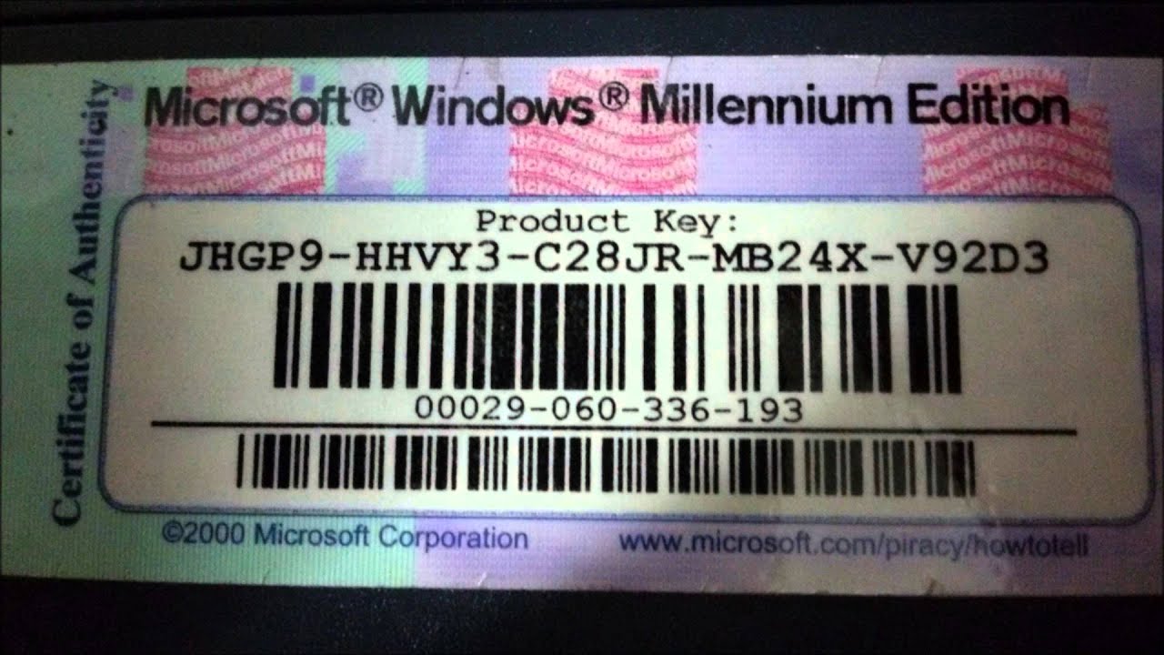 windows 98 product key